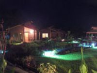 Pool night view at El Silencio del Campo  